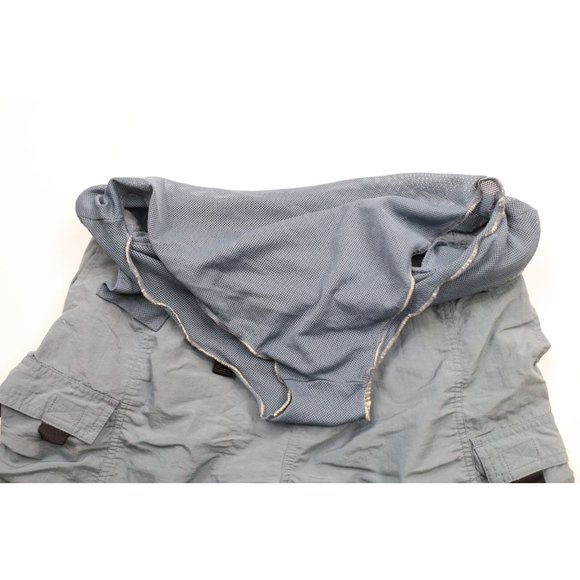 Vintage 90s Streetwear Mens Small Faded Belted Lined Above Knee Cargo Shorts - Picture 8 of 12